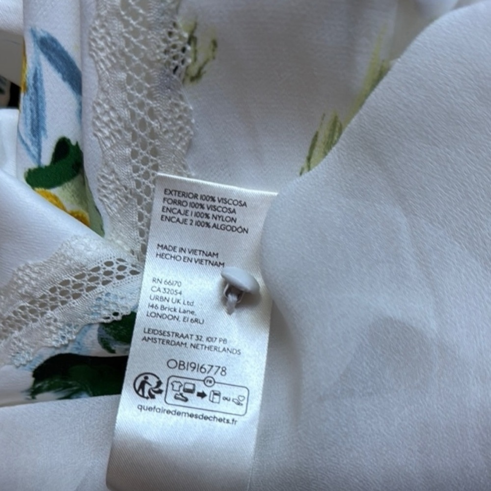 Anthropologie Lace Button Slip Dress - Picture 6 of 12